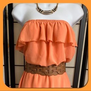 Way Cute Hi-Low Strapless Dress